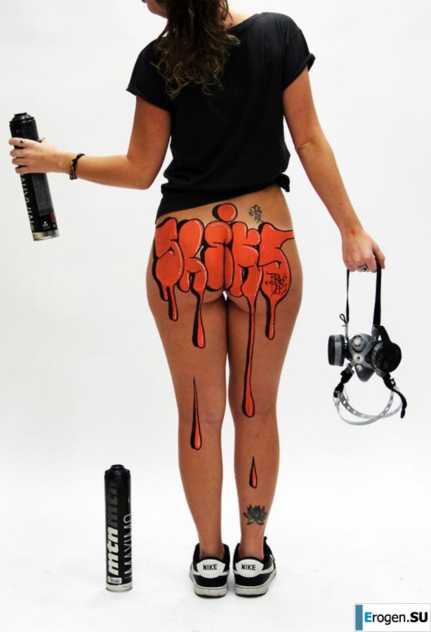 Graffiti on Girls. Part 2. Photo 30