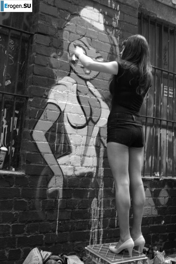 Graffiti on Girls. Part 2. Photo 32