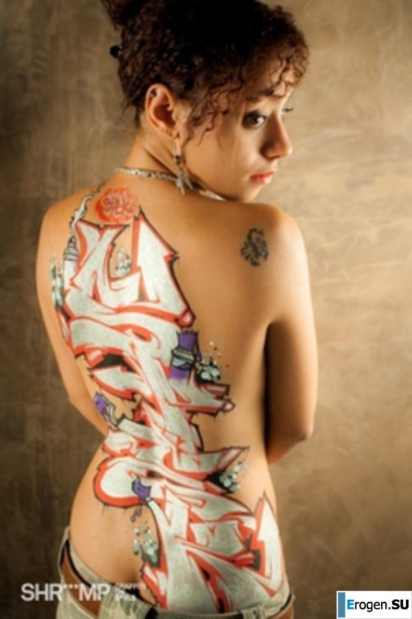 Graffiti on Girls. Part 2. Photo 35