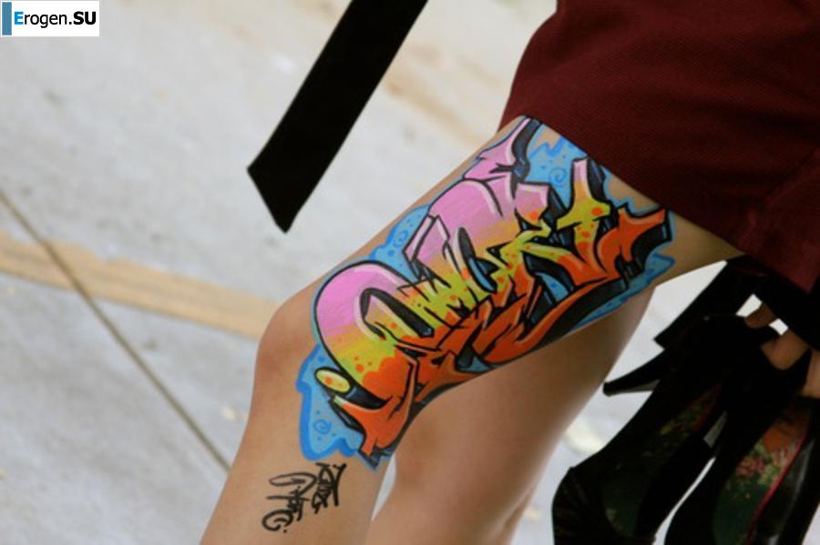 Graffiti on Girls. Part 2. Photo 38