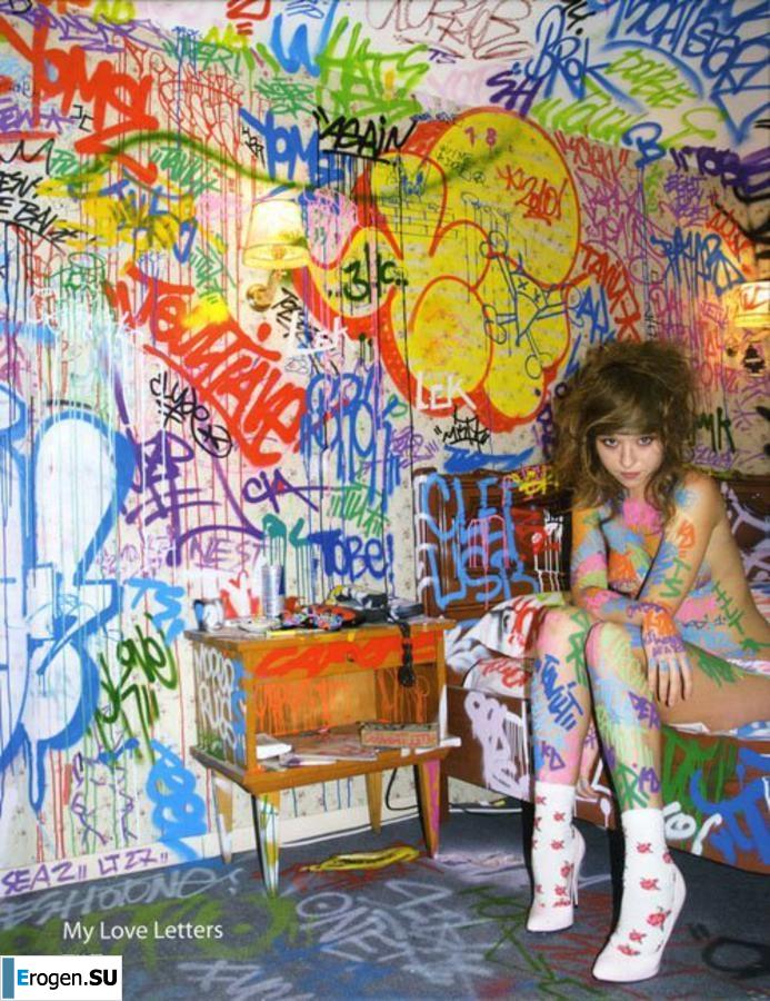 Graffiti on Girls. Part 2. Photo 39