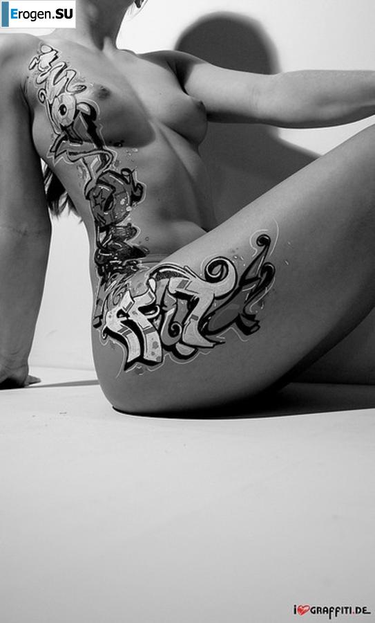Graffiti on Girls. Part 2. Photo 5