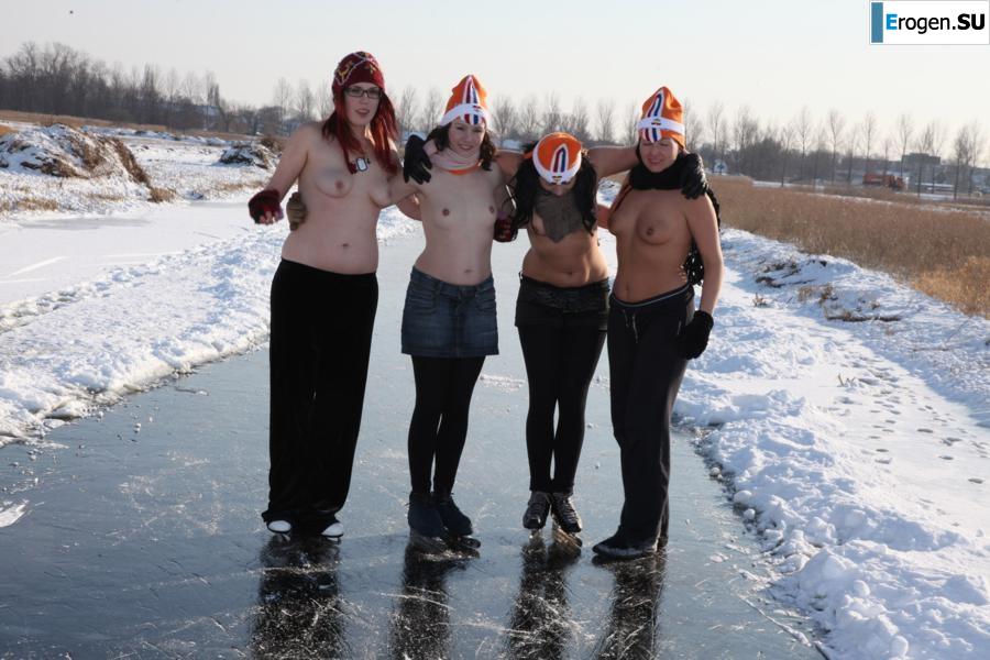 Dutch nudists in winter. Part 3. Photo 26
