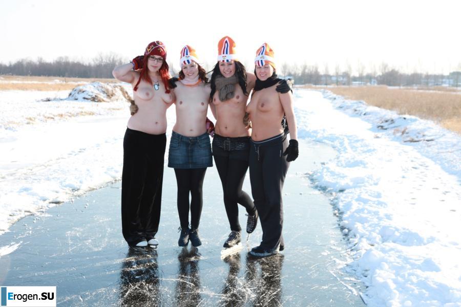 Dutch nudists in winter. Part 3. Photo 31