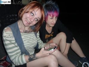 Бухие русские неформалки на крыше. Часть 3. Эскиз 20