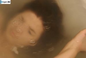 The girl in the bathroom plays with wax. Thumb 23