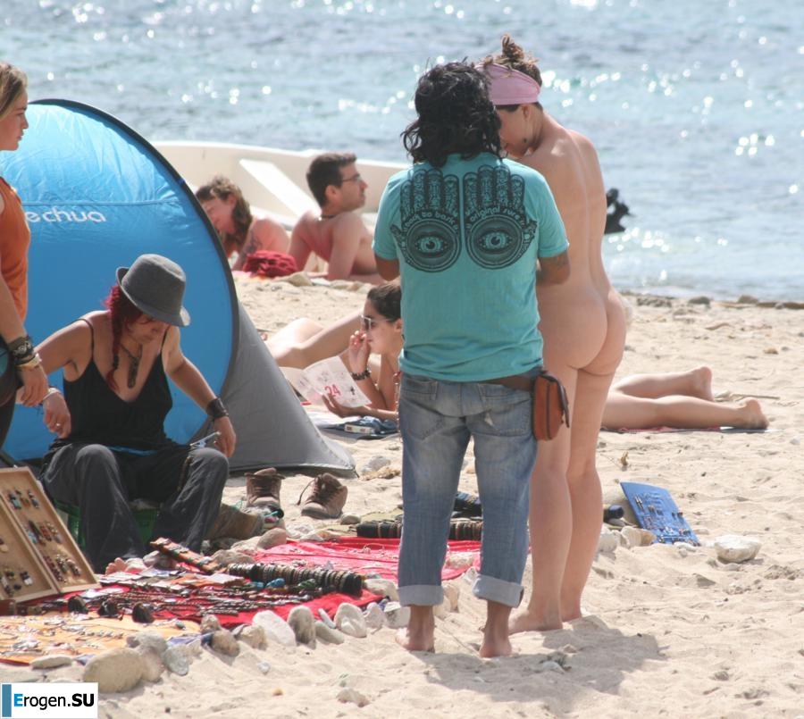 And again, hippies. Now on the beach. Part 2. Photo 4