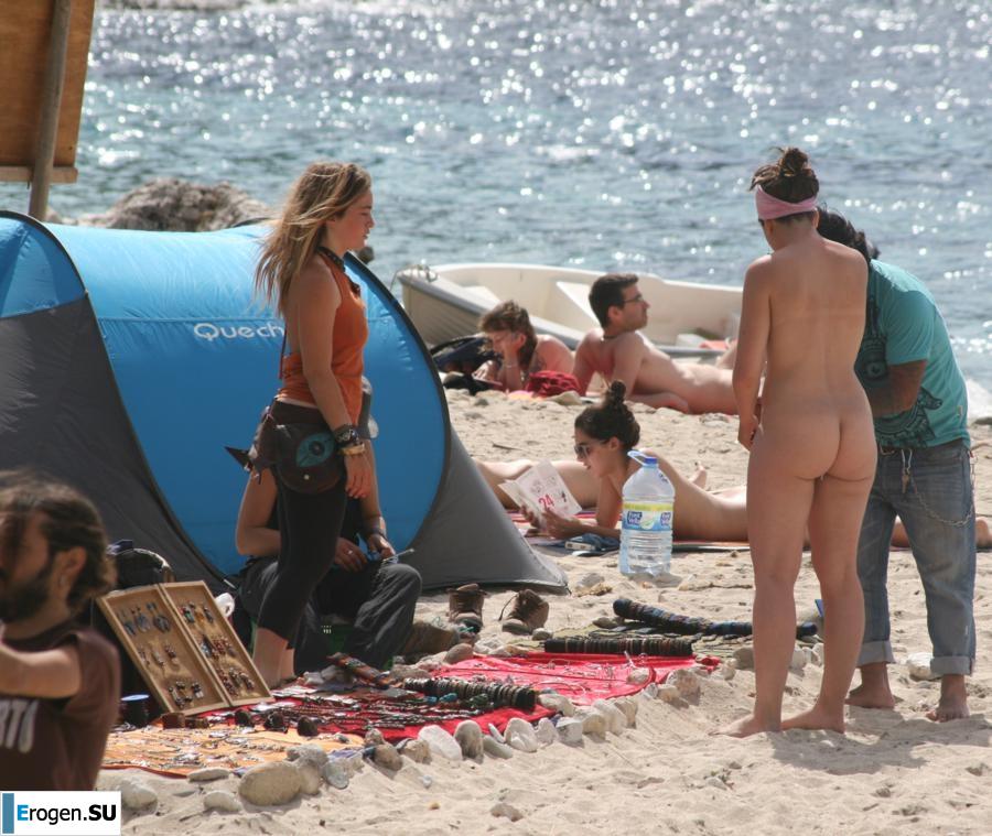 And again, hippies. Now on the beach. Part 2. Photo 9