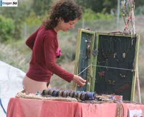 И снова хиппи. Теперь на пляжу. Часть 3. Эскиз 14