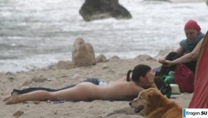 И снова хиппи. Теперь на пляжу. Часть 3. Эскиз 29