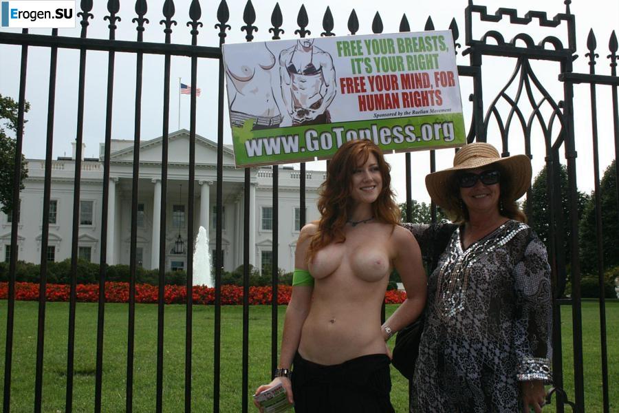 Обнажения в знак протеста. Фото 38