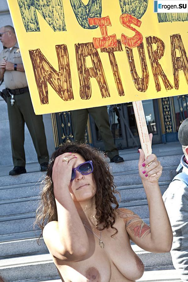 Обнажения в знак протеста. Фото 7