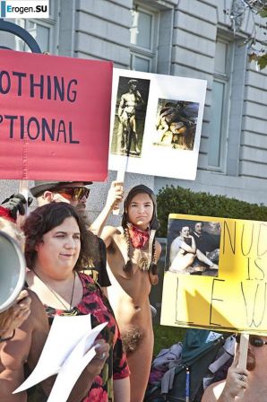 Обнажения в знак протеста. Эскиз 9
