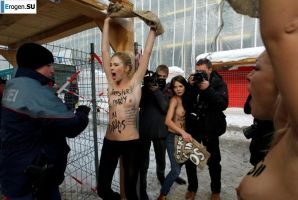 Обнажения в знак протеста. Часть 3. Эскиз 18