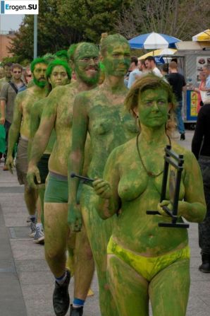 Обнажения в знак протеста. Часть 3. Эскиз 9