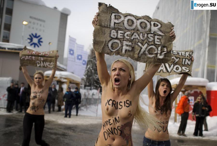 Обнажения в знак протеста. Часть 4. Фото 31