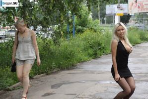 Nastya from Samara walks around the city and shows herself. Part 4. Thumb 7