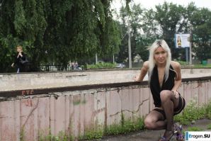 Nastya from Samara walks around the city and shows herself. Part 6. Thumb 11