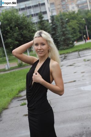 Nastya from Samara walks around the city and shows herself. Part 6. Thumb 19