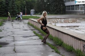 Nastya from Samara walks around the city and shows herself. Part 6. Thumb 29