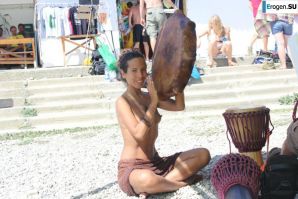 Украинские нудисты летом. Эскиз 24