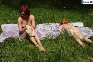 Русская нудистка. Эскиз 11