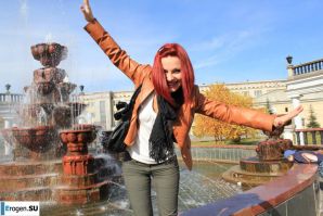 Русская нудистка. Эскиз 24