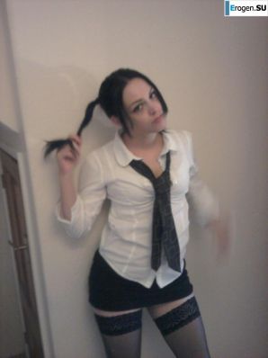 Pretty brunette in stockings. Part 2. Thumb 21