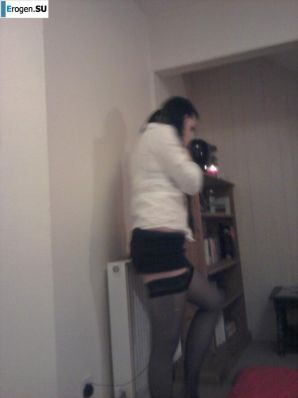 Pretty brunette in stockings. Part 2. Thumb 49