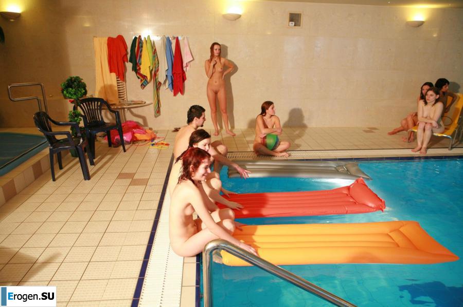 Czech nudists in the pool. Part 3. Photo 21