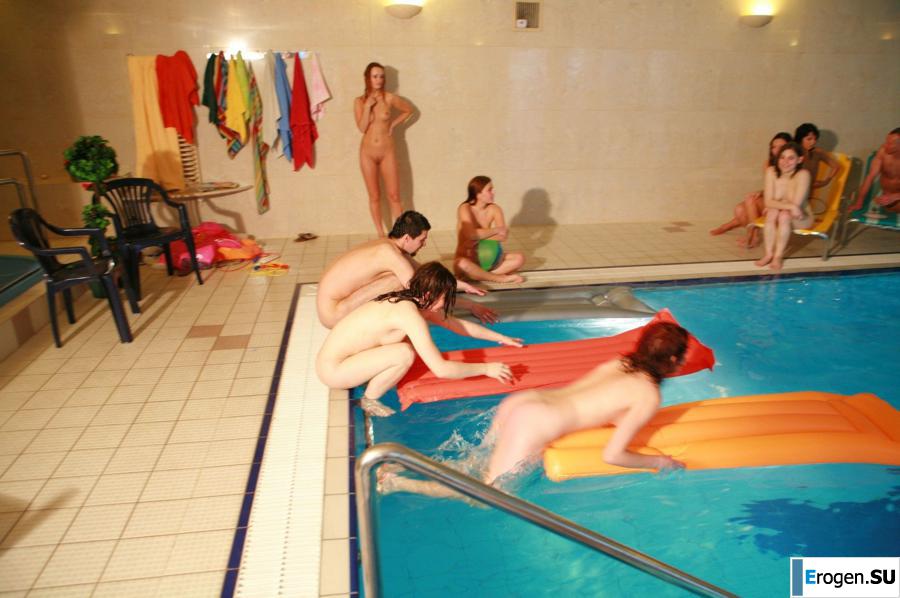 Czech nudists in the pool. Part 3. Photo 22