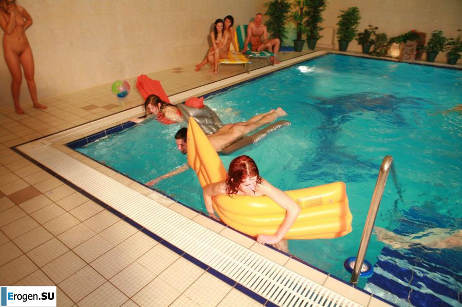 Czech nudists in the pool. Part 3. Photo 35