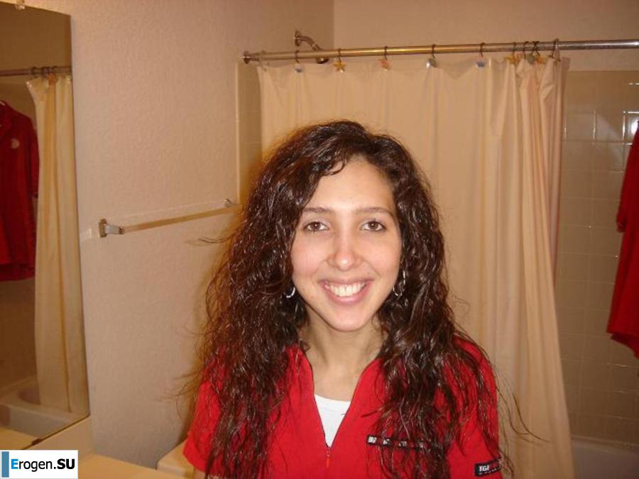 Smiling brunette with everlasting nipples. Part 6. Photo 12