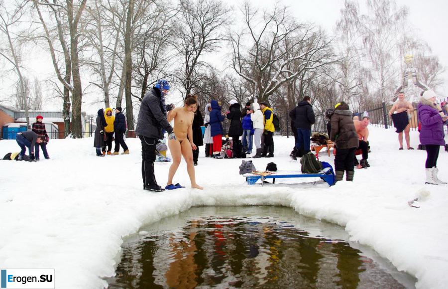Ukrainian nudists in winter. Part 2. Photo 18