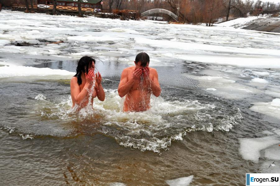 Ukrainian nudists in winter. Part 2. Photo 29
