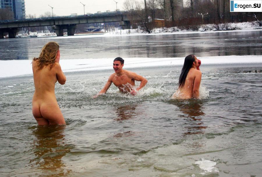 Ukrainian nudists in winter. Part 2. Photo 3