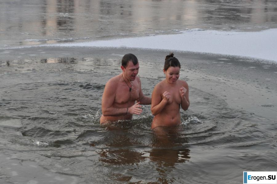 Ukrainian nudists in winter. Part 2. Photo 7