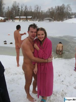 Ukrainian nudists in winter. Part 2. Thumb 15