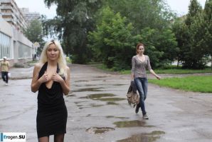 Nastya from Samara walks around the city and shows herself. Part 18. Thumb 35