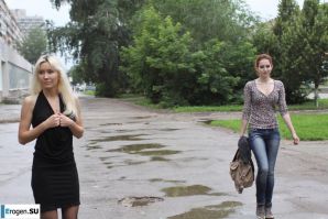 Nastya from Samara walks around the city and shows herself. Part 18. Thumb 37