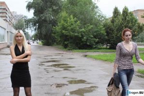 Nastya from Samara walks around the city and shows herself. Part 18. Thumb 38