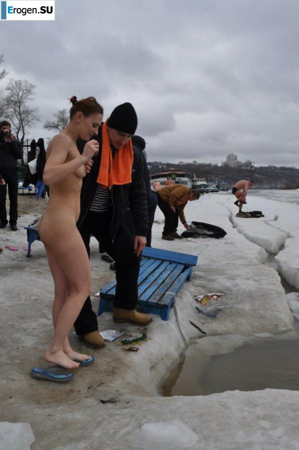 Ukrainian nudists in winter. Part 3. Photo 13