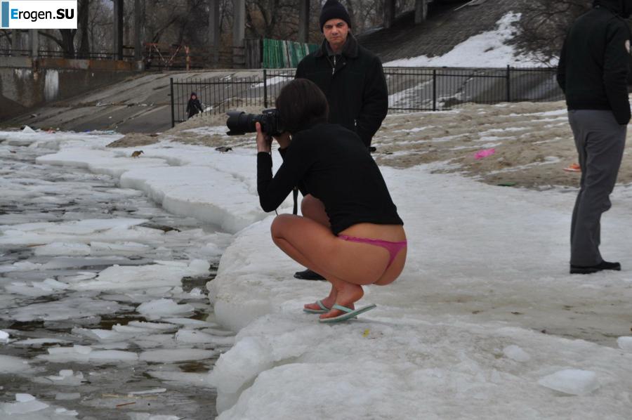 Ukrainian nudists in winter. Part 3. Photo 18