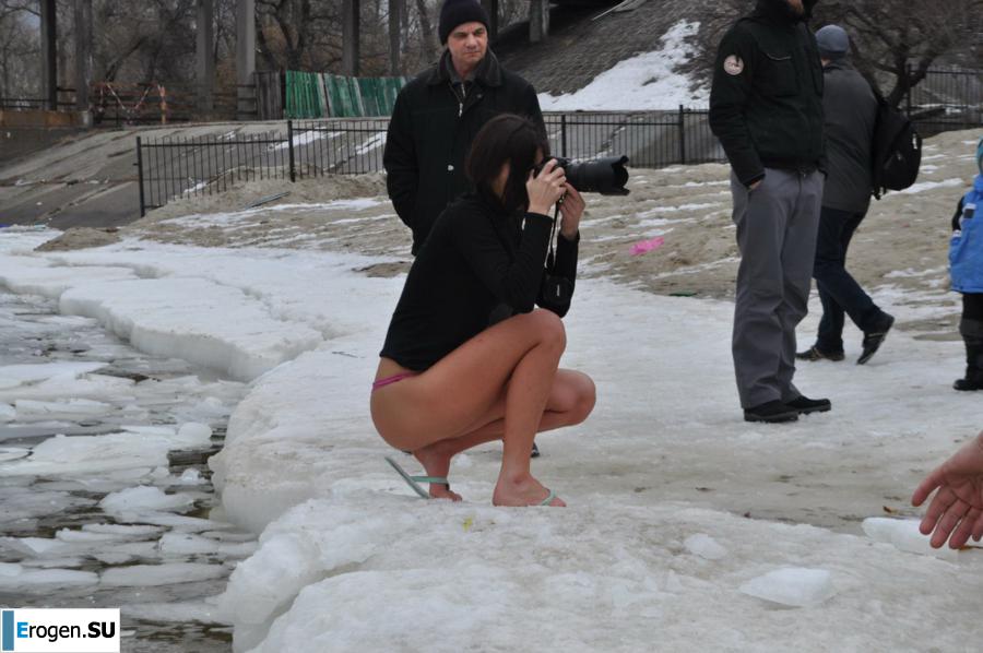 Ukrainian nudists in winter. Part 3. Photo 20