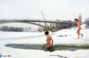 Ukrainian nudists in winter. Part 3. Thumb 36