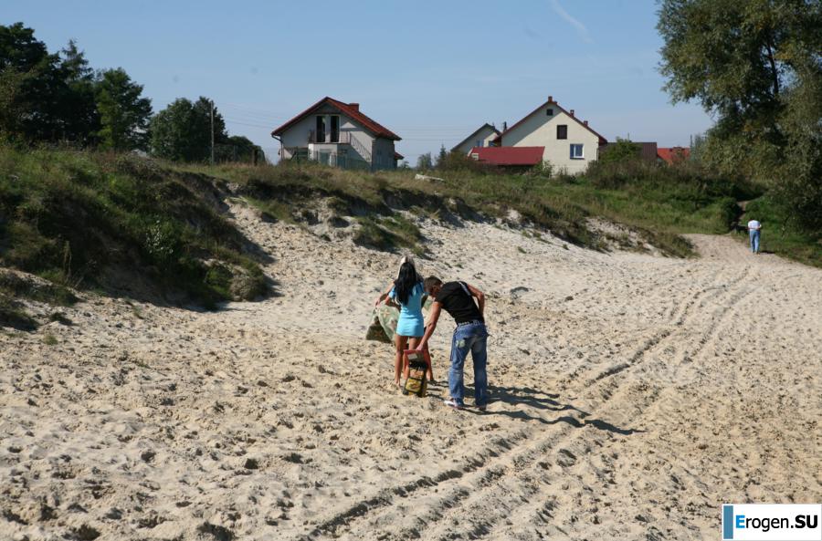 Three nudists on the riverbank. Part 3. Photo 32