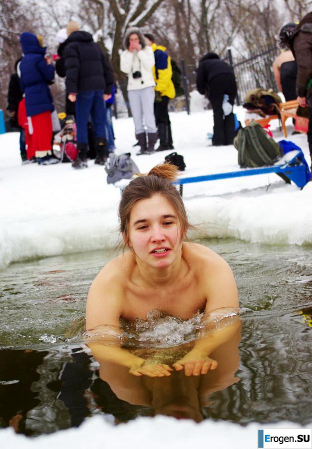 Ukrainian nudists in winter. Part 4. Photo 11