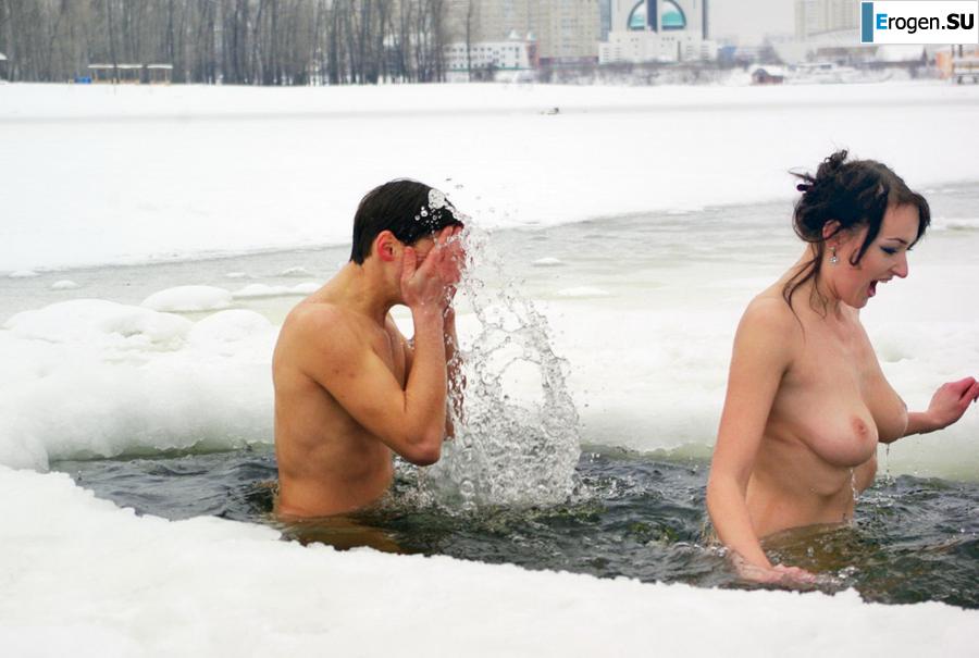 Ukrainian nudists in winter. Part 4. Photo 18