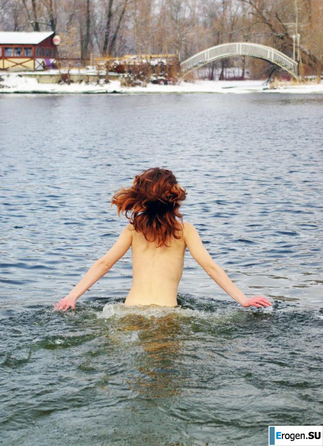 Ukrainian nudists in winter. Part 4. Photo 20