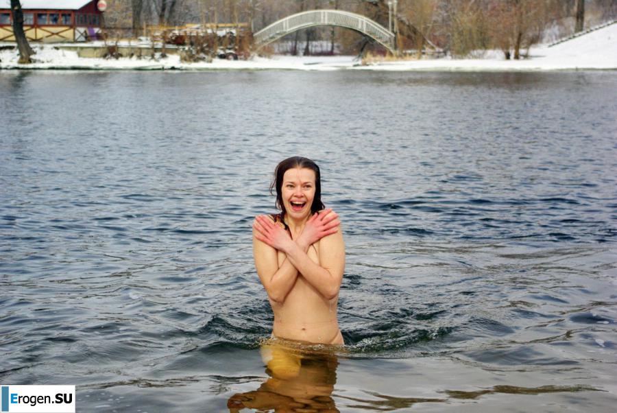 Ukrainian nudists in winter. Part 4. Photo 21